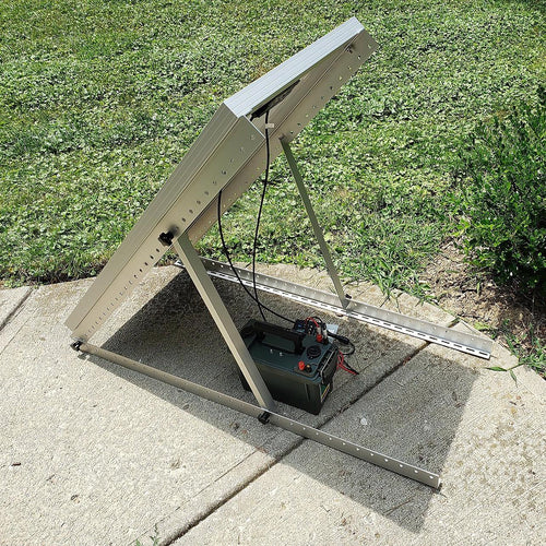 114cm Solar Panel RV Tilt Mount Brackets Roof Flat Surface