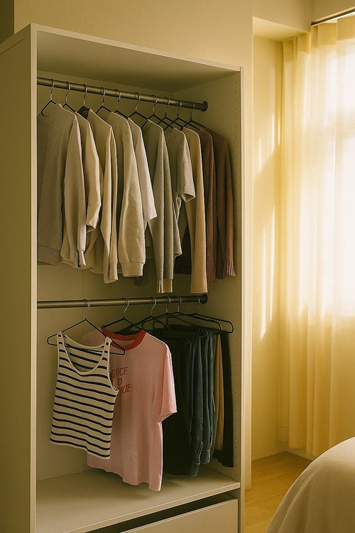 100x Metal Clothes Hangers Non Anti Slip Rubber Coated Wire Suit Coat Hanger