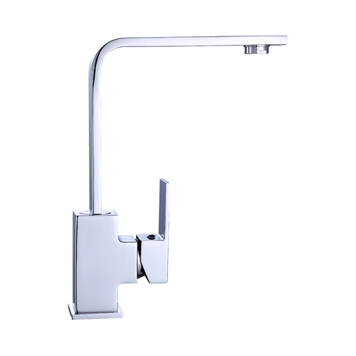 Kitchen Mixer Tap L-Neck Faucet Laundry Bathroom Sink in Chrome