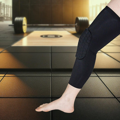 Knee Sleeve Guard Support Brace Sport Compression Calf Running