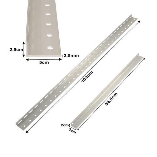 104cm Solar Panel RV Tilt Mount Brackets Roof Flat Surface