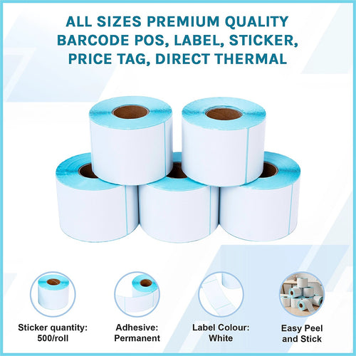 Premium Quality Barcode POS Labels, Stickers & Price Tags – Direct Thermal 70 x 50mm