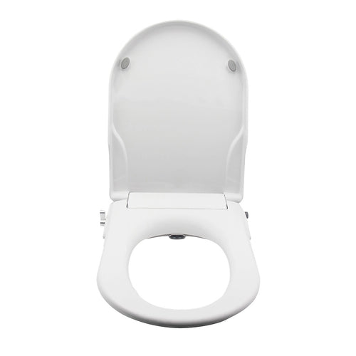 Non Electric Bidet Toilet Seat W/ Cover Bathroom Spray Water Wash