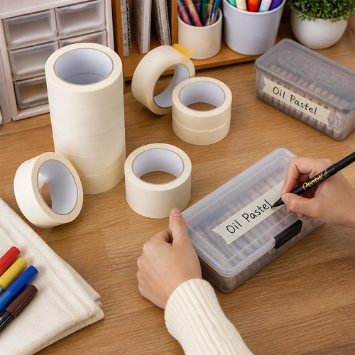 Painter's Masking Tape 50mm x 50m 36 Roll Pack Crepe Paper Painting Tape