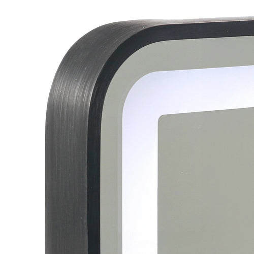 Rectangular Mirror LED Anti-Fog Illuminated Bathroom Living Room