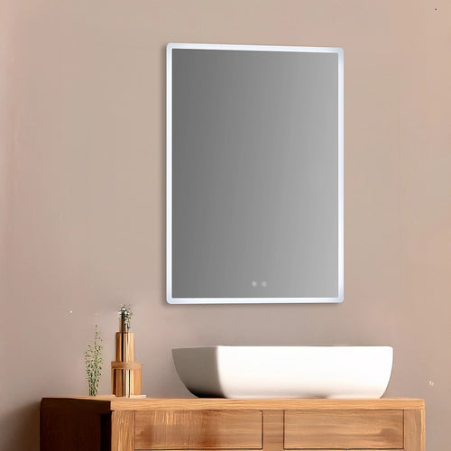 Smart Mirror Bathroom Vanity LED Lighted Wall Mirror 800x600mm