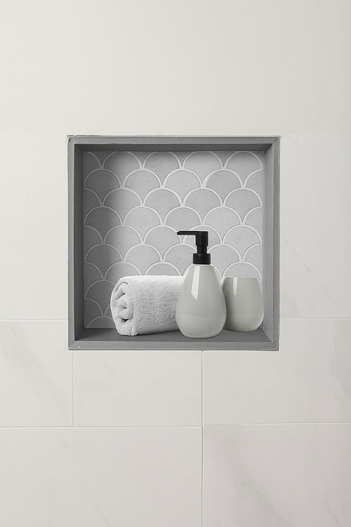 Shower Niche - 350 x 350 x 92mm Prefabricated Wall Bathroom Renovation