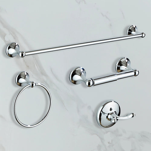4 Piece Towel Bar Set Bath Accessories Bathroom Hardware