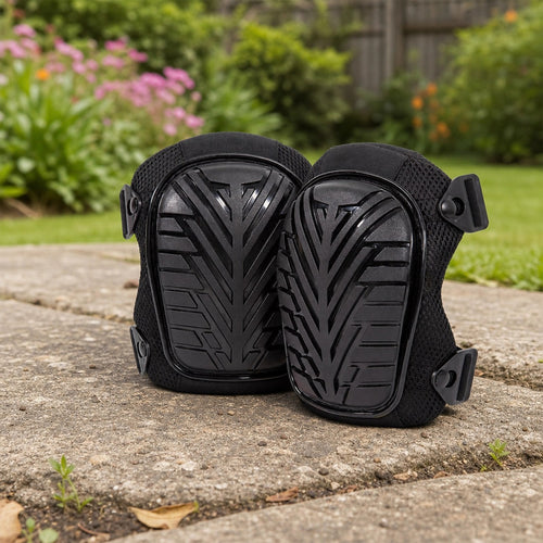 Heavy Duty Work Knee Pads – Construction Safety Pads with Foam & Gel Cushion for Trades