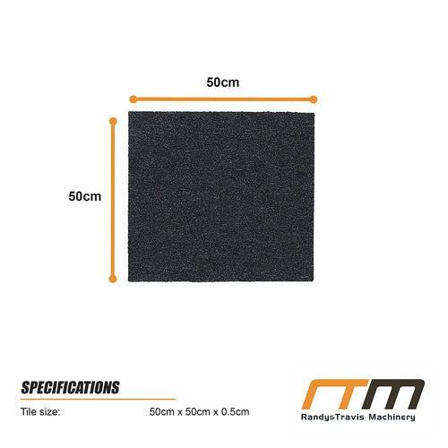 Premium Carpet Tiles in Charcoal – 5m² Pack for Home, Office & Commercial Flooring