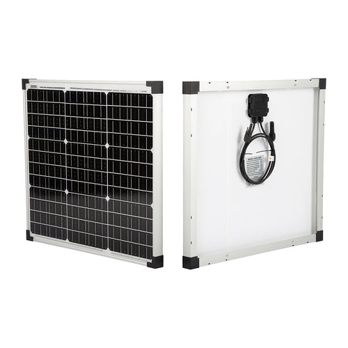 50W 12V Monocrystalline Solar Kit – Compact PV Charger Panel for Off-Grid & RV