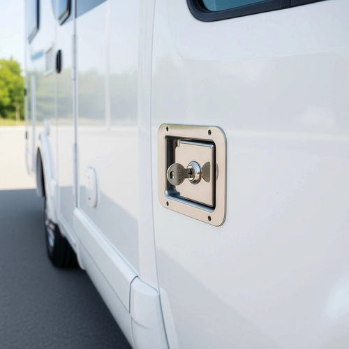 4 x Toolbox Lock Steel Paddle Handles – Trailer Door Latch Set for Ute & Cabinets