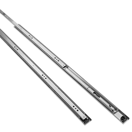 100cm Heavy Duty Drawer Runners Pair – 100kg Locking Slide Rails