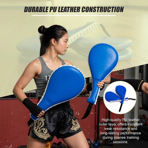 1 Pair Taekwondo Foot Target Pads for Kick Training Practice