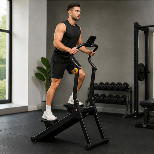 Stair Climbing Machine with Adjustable Resistance & 3 Incline Levels