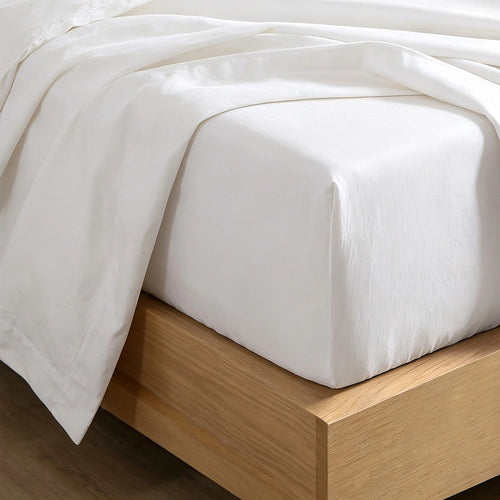 Queen 4 Piece Microfiber Sheet Set Deep Pocket White