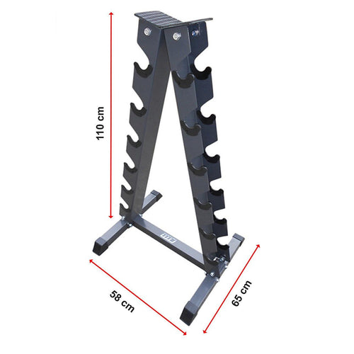 Steel Vertical Dumbbell Rack Weight Stand