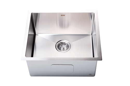 510x450mm Stainless Steel Handmade 1.5mm Sink with Waste in Stainless Steel with brushed finish Finish