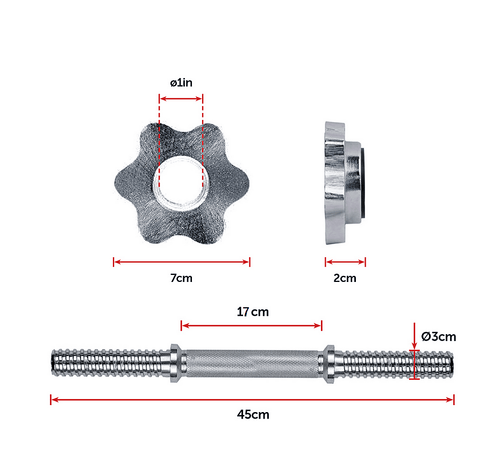 35KG Dumbbell Adjustable Weight Set 