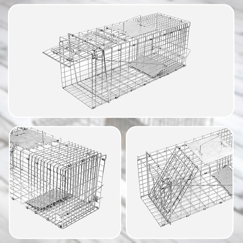 Trap Humane Possum Cage Live Animal Safe Catch Rabbit Cat Hare Fox Bird