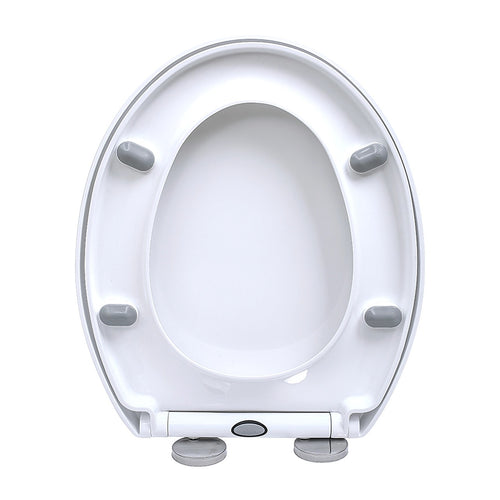 Quick Release Soft Close Toilet Seat White Bathroom Heavy Duty