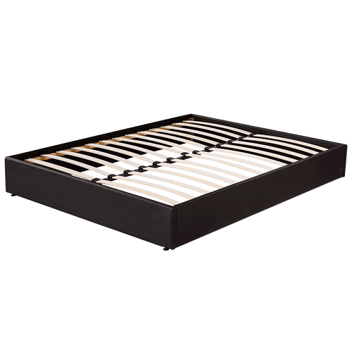 PU Leather Double Bed Ensemble Frame