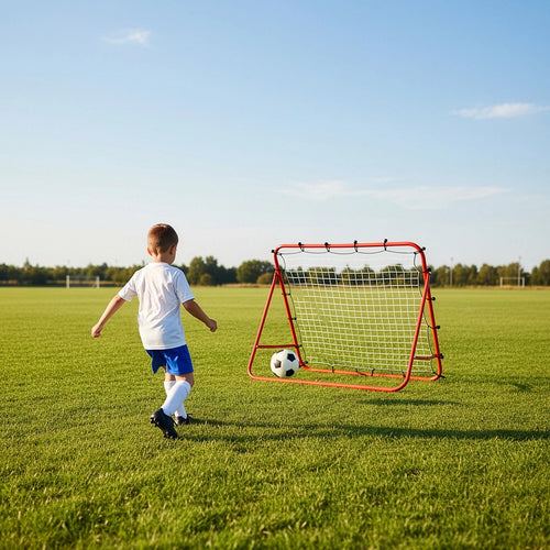 Soccer Rebound Net Sports Trainer Rebounder Football Game Practice Training Goal