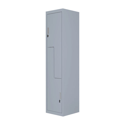 Multipurpose Locker – Grey Dual L-Shaped Door with Padlock-operated