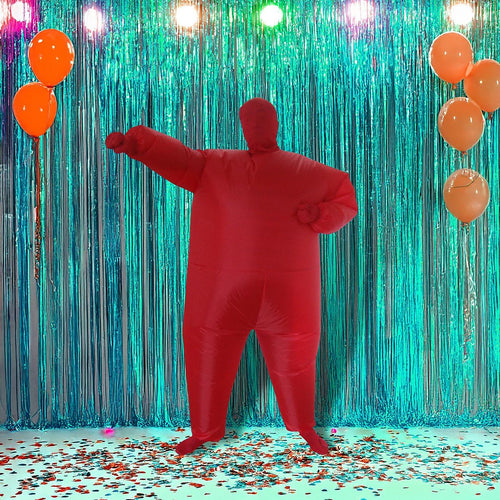 Inflatable Plain Red Fancy Dress Costume