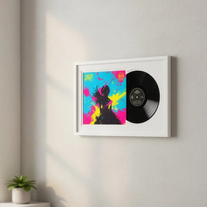 Vinyl Album Frame – LP Record Display Frame for Wall Mount or Desktop Music Artwork Décor