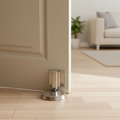 Zinc Alloy Door Stop Brushed Nickel Anti-Collision Wall Protector