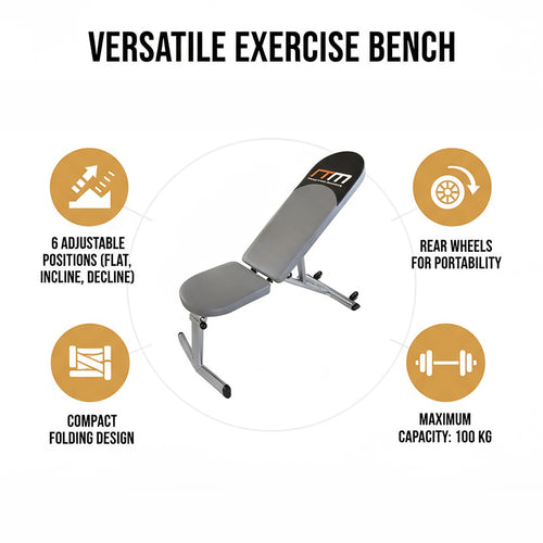 FID Flat Incline Decline Adjustable Bench Press