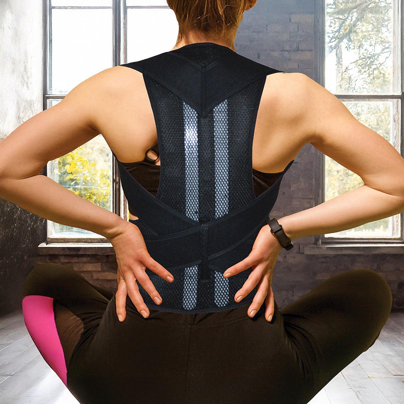 Lower Back Brace Unisex Posture Corrector Lumbar Support Medium