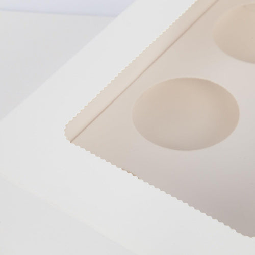 Cupcake Box 6 Holes Window Cake Party Favour 100 Boxes