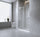 180cm Frameless Glass Sliding Shower Door – With Chrome Rail and U-brackets for Modern Bathrooms