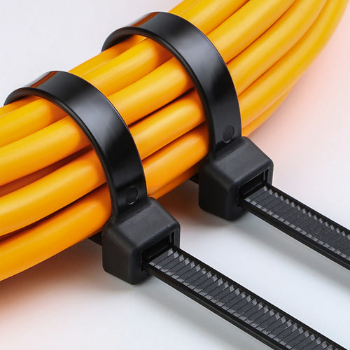 Black Nylon Cable Ties 500 Pack UV Zip Ties 150x2.5mm