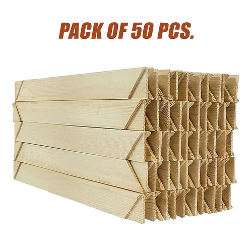 50-Piece Canvas Stretcher Bars – DIY Wooden Frame Kit for Canvas Art, Painting & Prints