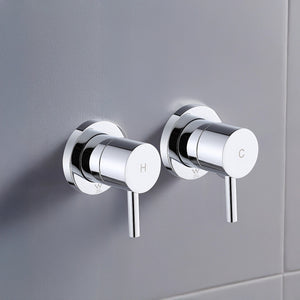 Bathroom Shower Bath Hot and Cold Mixer WATERMARK Certified - Chrome