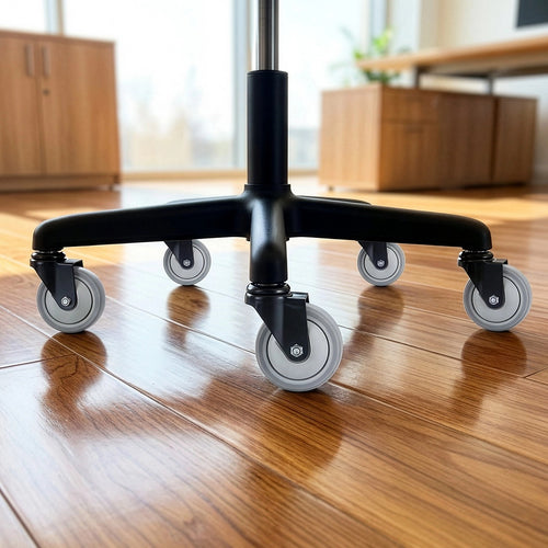 5x Office Chair Caster Wheels Set Heavy Duty & Safe for All Floors w/Universal Fit