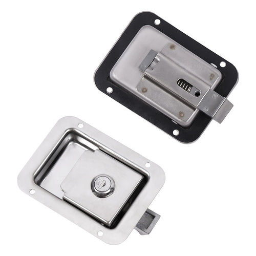 4 x Toolbox Lock Steel Paddle Handles – Trailer Door Latch Set for Ute & Cabinets