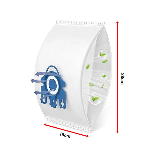 8 x GN HyClean Pure Vacuum Bags – Miele Compatible Dust Bags