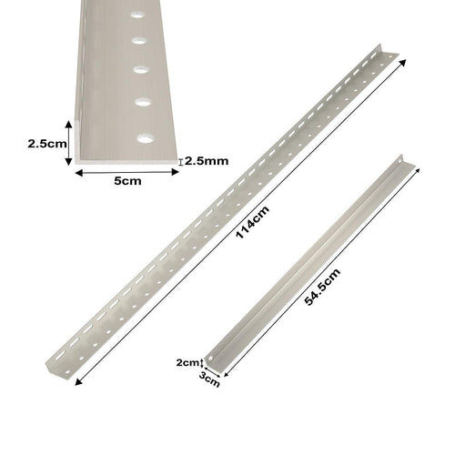 114cm Solar Panel RV Tilt Mount Brackets Roof Flat Surface