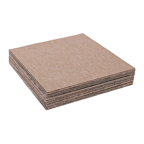 5m² Beige Carpet Tiles Set – Commercial & Home Flooring for Office, Retail & Living Areas