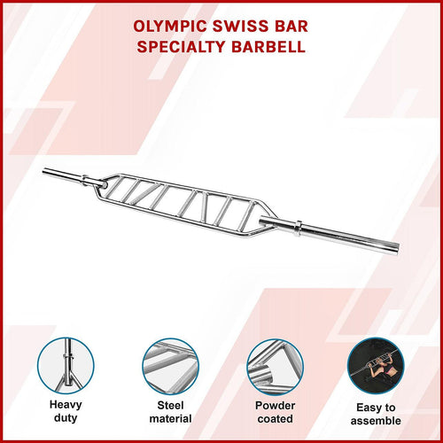 Olympic Swiss Bar Specialty Barbell