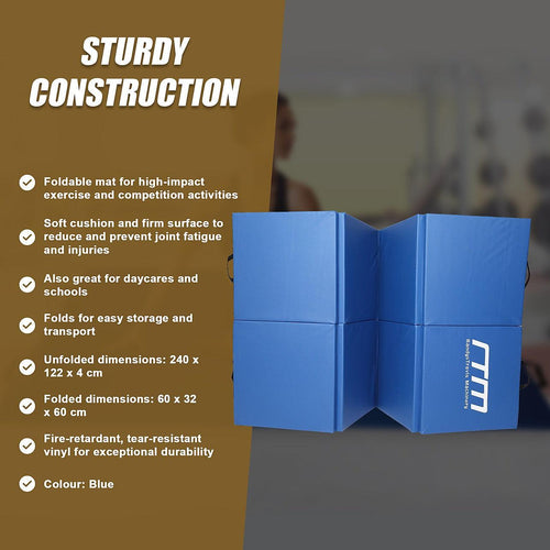 Foldable Exercise Mat Gymnastics Martial Arts Yoga Karate Judo