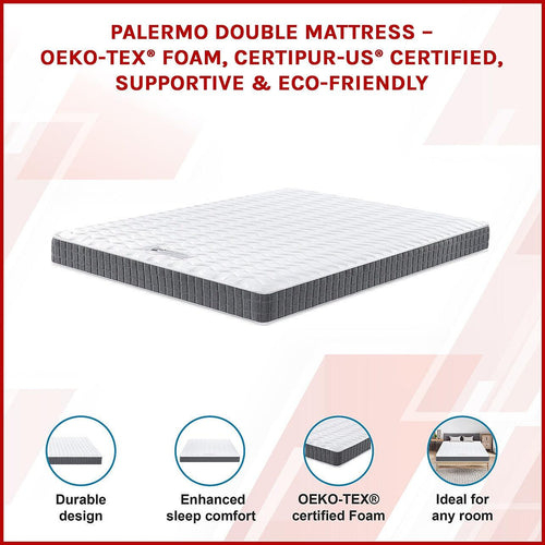 OEKO-TEX® & CertiPUR-US® Certified Queen Memory Foam Mattress – Hypoallergenic, Eco-Friendly, Pressure-Relieving Comfort