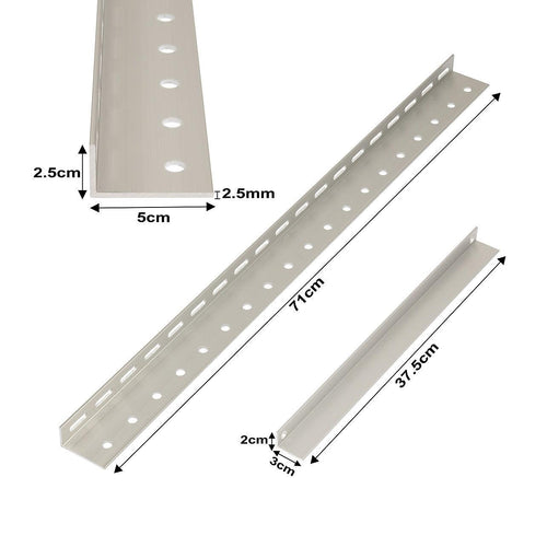 71cm Solar Panel RV Tilt Mount Brackets Roof Flat Surface