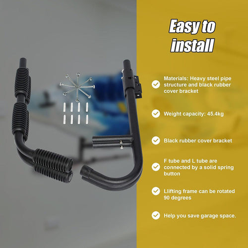 Kayak Canoe Wall-Mounted Rack Storage Brackets Swivel Sports Design 