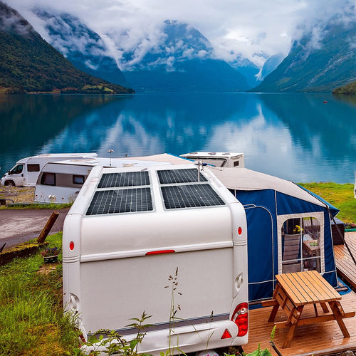 50W 12V Monocrystalline Solar Kit – Compact PV Charger Panel for Off-Grid & RV