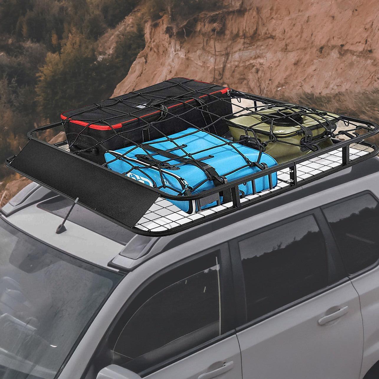 Car Roof Rack Basket Universal Steel Luggage Carrier – Australia